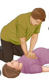 Using a AED on a pregnant person.